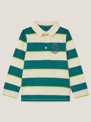 Monsoon Tiger Logo Stripe Rugby Shirt - Imagen 1 de 3
