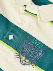 Monsoon Tiger Logo Stripe Rugby Shirt - Imagen 3 de 3