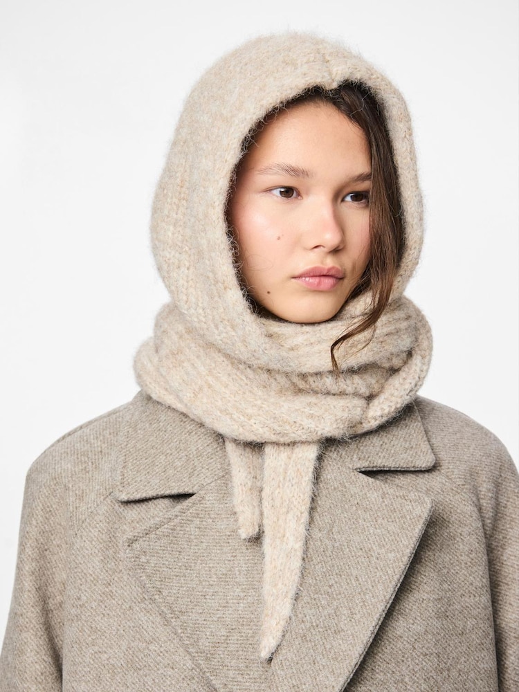 PIECES Blue Knitted Head Scarf - Image 1 of 4 PIECES Blue Knitted Head Scarf - Image 1 of 4