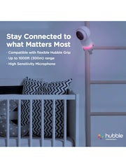 Hubble White Nursery Pal Glow Smart WiFi + 5 Inch Baby Monitor - Image 3 of 6