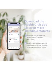 Hubble White Nursery Pal Glow Smart WiFi + 5 Inch Baby Monitor - Image 5 of 6