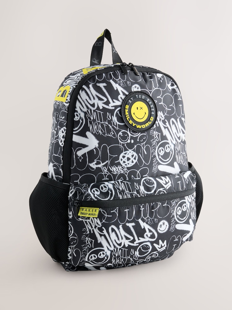 X Smiley World Graffiti Backpack - Image 1 of 11