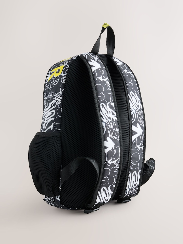 X Smiley World Graffiti Backpack - Image 2 of 11