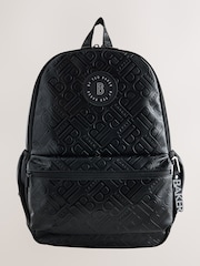 Baker by Ted Baker Pambata PU embossed Logo Backpack - Larawan 2 ng 12