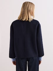 Phase Eight Blue Georgie Wool Jacket - Image 4 of 7
