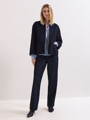 Phase Eight Blue Georgie Wool Jacket - Image 5 of 7