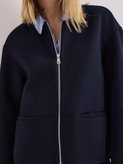 Phase Eight Blue Georgie Wool Jacket - Image 6 of 7