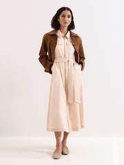 Phase Eight Natural Leather Ballet Pumps - Image 6 of 7