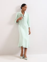 Зелений - Phase Eight Sparkle Block Heels - Image 3 of 7