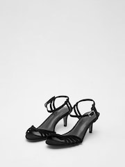 Phase Eight Black Suede Strappy Sandals - Image 3 of 6