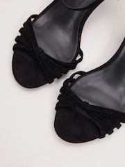 Phase Eight Black Suede Strappy Sandals - Image 5 of 6