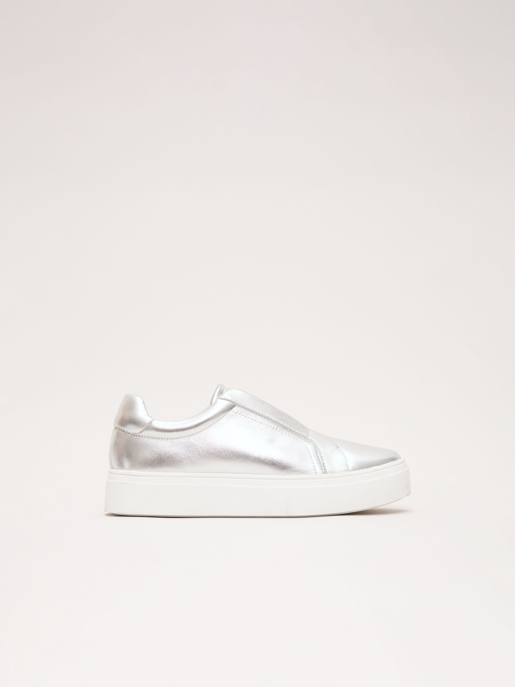 Buy Phase Eight Silver Leather Trainers from Next USA