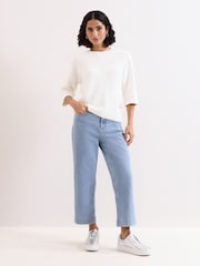 Phase Eight Silver Leather Trainers - Image 2 of 7