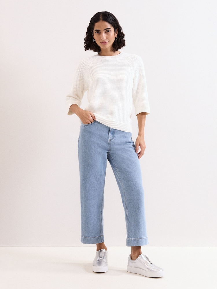 Phase Eight Silver Leather Trainers - Image 2 of 7