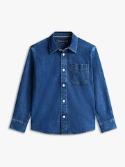 Tommy Hilfiger Blue Relaxed Fit Denim Shirt - Image 5 of 5