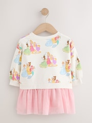 Pink Disney Princesses Sweat Mesh Dress (9mths-7yrs) - Image 6 of 8
