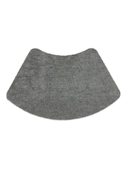 My Mat Ghost Grey Soft Curved Bathmat - Image 2 of 3