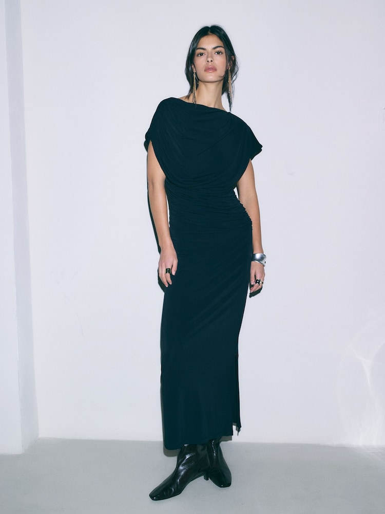Draped Sleeveless Maxi Dress - Bild 2 von 6