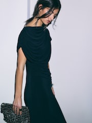 Draped Sleeveless Maxi Dress - Bild 3 von 6