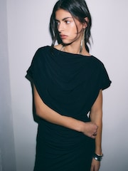 Draped Sleeveless Maxi Dress - Bild 4 von 6