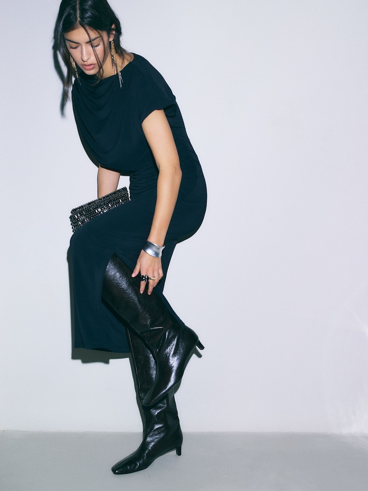 Draped Sleeveless Maxi Dress - Bild 6 von 6