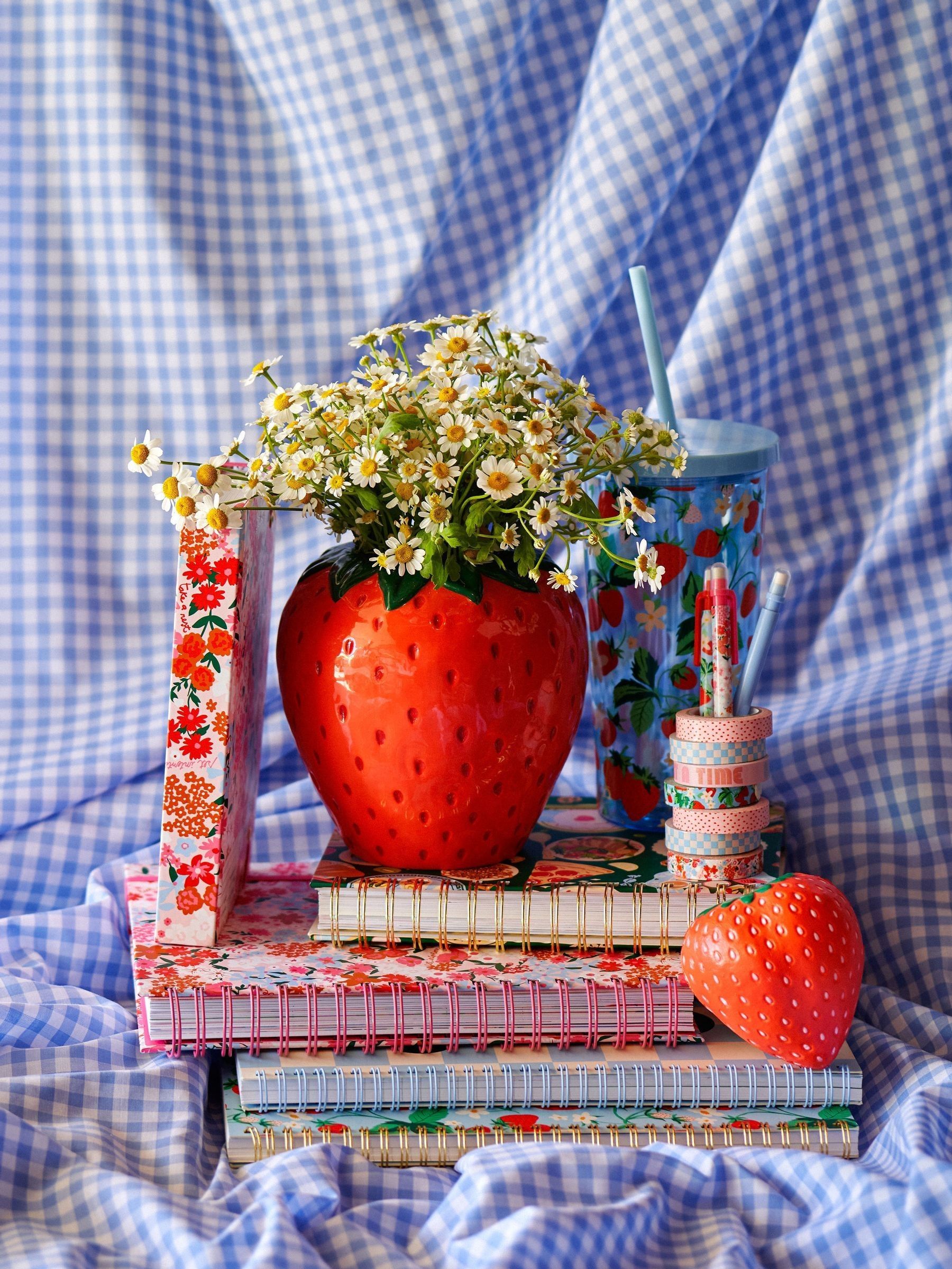 Buy ban.do Red Strawberry Fields Vase from the Next UK online shop