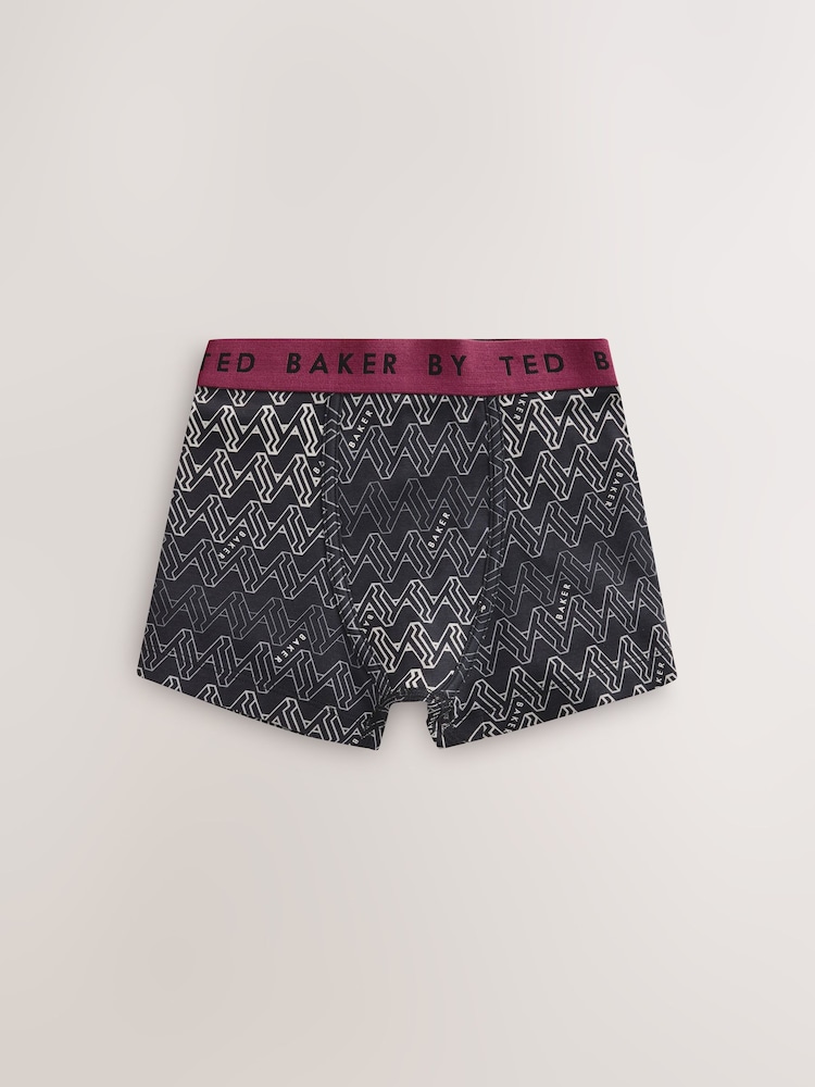Baker by Ted Baker Multi Print Boxers 5 Pack - Image 2 of 9