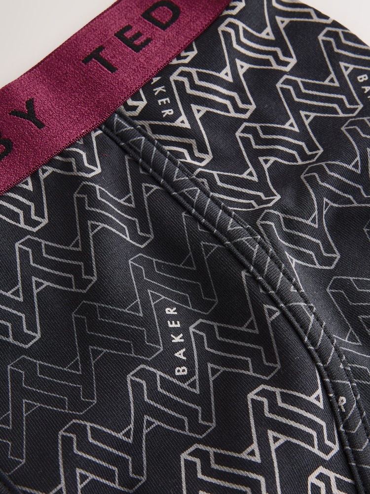 Baker by Ted Baker Multi Print Boxers 5 Pack - Image 9 of 9