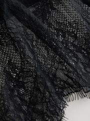 Black Lace Trim Sleeveless Cami Top - Image 8 of 8