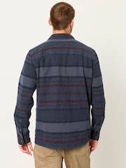 FatFace Grey Long Sleeve Wye Horizontal Stripe Shirt - Image 2 of 6