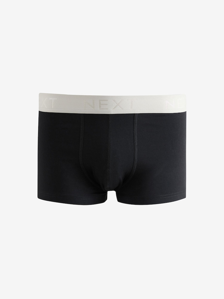 Black Hipster Fit Boxer Shorts 5 Pack - Image 2 of 6