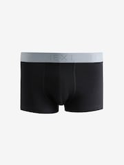 Black Hipster Fit Boxer Shorts 5 Pack - Image 3 of 6