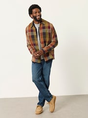 FatFace Sabden Multi Twill Check Overshirt - Image 3 of 4