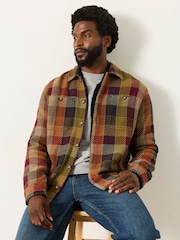 FatFace Sabden Multi Twill Check Overshirt - Image 4 of 4