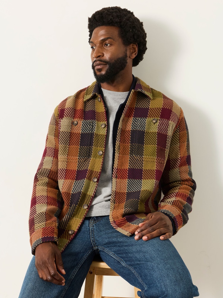 FatFace Sabden Multi Twill Check Overshirt - Image 4 of 4 FatFace Sabden Multi Twill Check Overshirt - Image 4 of 4