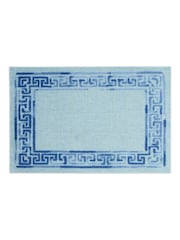 Dip & Drip Blue Greek Key Bathmat - Image 2 of 3