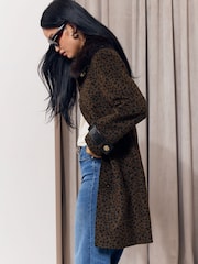Lipsy Animal Fur Collar Coat - Image 2 of 5
