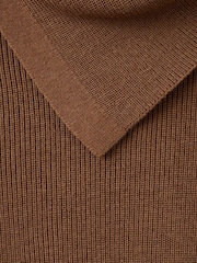 Mango Brown Button Detailed Knitted Jumper - Image 6 of 6