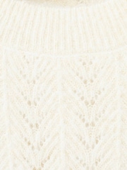 Mango Cream Lurex Thread Shimmer Jumper - Image 6 of 6