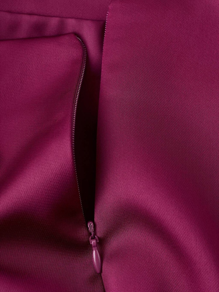 Mango Orange Satin Mini Skirt - Image 6 of 6