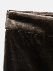 Mango Brown Velvet Flared Suit Trousers - Image 6 of 6