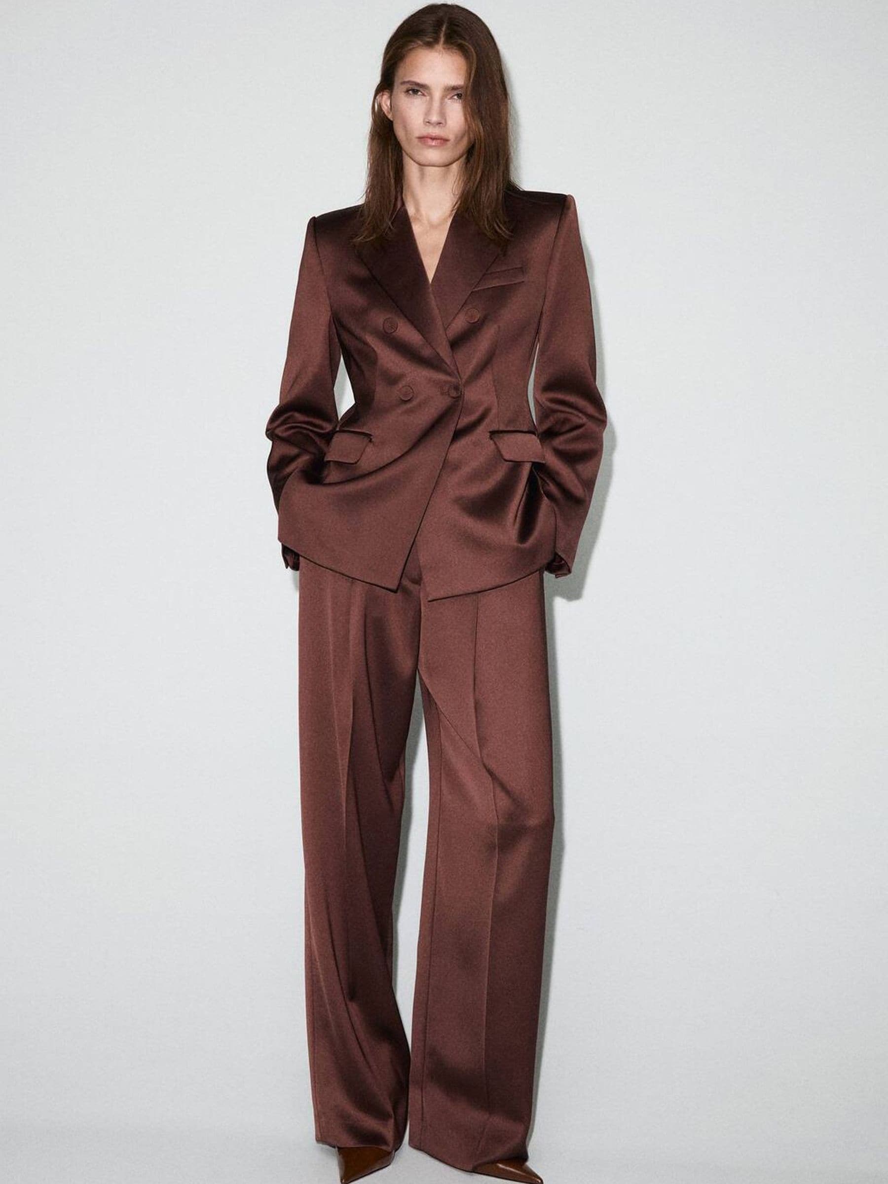 maron☆さん25ss Satin Crepe Straight Blazer G65054s3.jpg