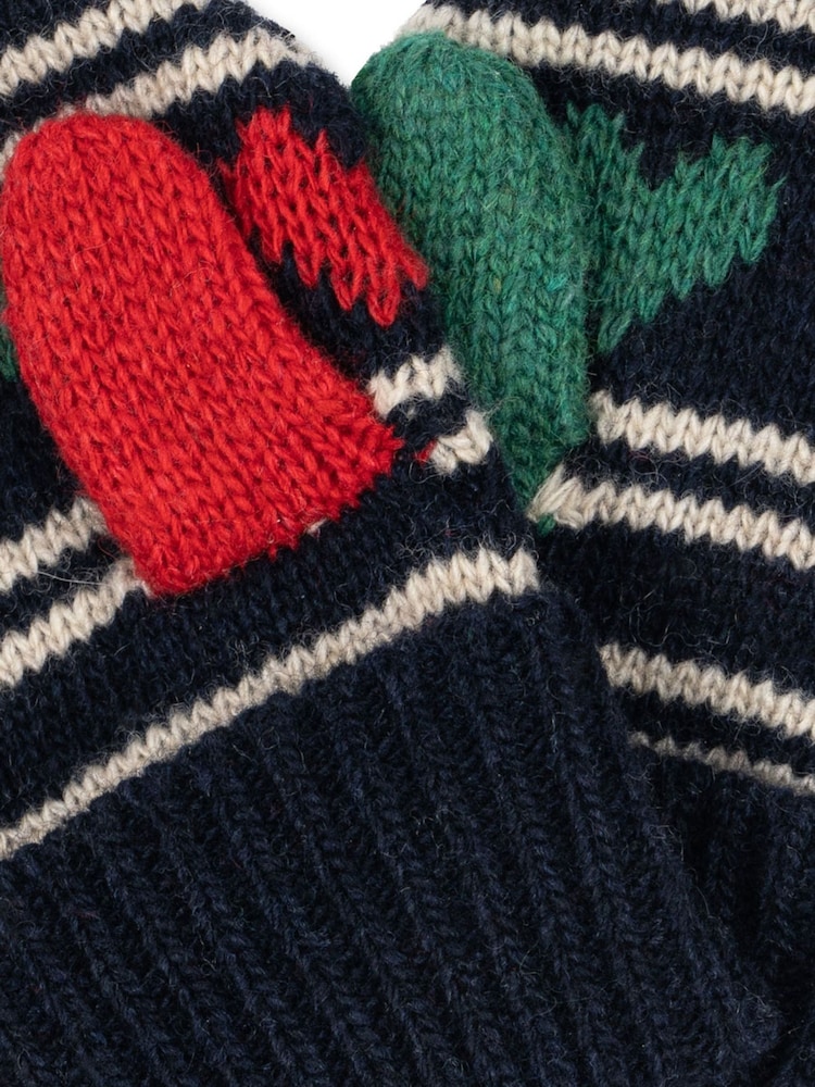 Konges Sløjd Black Belou Mittens Gloves - Image 5 of 5