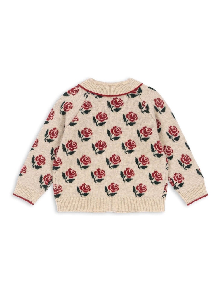 Konges Sløjd Belou Cardigan com gola em malha - Imagem 2 de 4