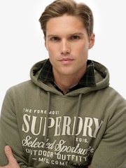 Superdry Green Outdoor Supply Co Relaxed Hoodie - Image 3 of 7