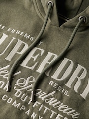 Superdry Green Outdoor Supply Co Relaxed Hoodie - Image 7 of 7