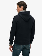 Superdry Black Heritage Brand Relaxed Hoodie - Image 5 of 8