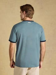 Joules Rugby Club Blue Crew Neck Cotton T-Shirt - Image 2 of 6