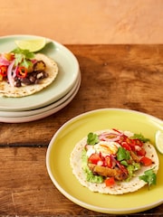 Jamie Oliver Set of 4 Mixed Big Love Stoneware Little Plates - Image 2 of 5
