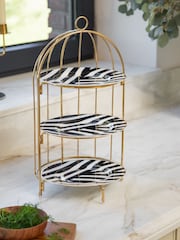 Artesa Gold Bird Cage Afternoon Tea Stand - Image 2 of 6